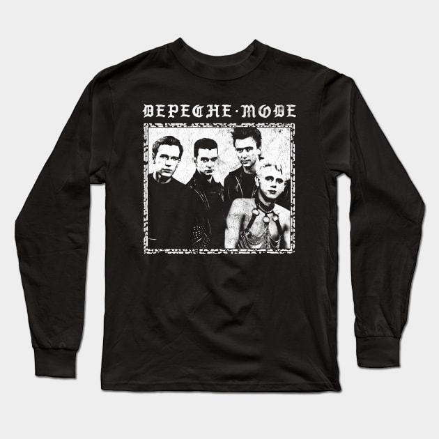 Depeche Mode 80s \\ Original Retro Tribute Design Long Sleeve T-Shirt by DankFutura